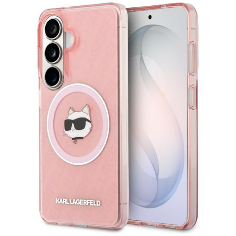 Karl Lagerfeld IML Repeated Choupette MagSafe - Etui Samsung Galaxy S26 (różowy)