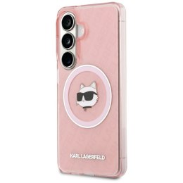 Karl Lagerfeld IML Repeated Choupette MagSafe - Etui Samsung Galaxy S26 (różowy)