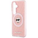 Karl Lagerfeld IML Repeated Choupette MagSafe - Etui Samsung Galaxy S26 (różowy)