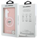 Karl Lagerfeld IML Repeated Choupette MagSafe - Etui Samsung Galaxy S26 (różowy)