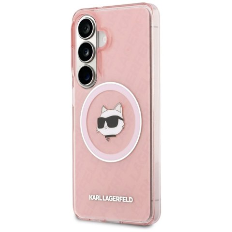 Karl Lagerfeld IML Repeated Choupette MagSafe - Etui Samsung Galaxy S26+ (różowy)