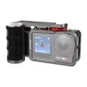 Metalowa obudowa ochronna z uchwytem Puluz dla DJI Osmo Action 5 Pro / Action 4 / Action 3