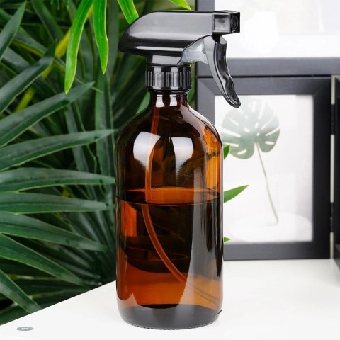 Spryskiwacz do Roślin Szklany Brązowy Regulacja 500 ml VILDE