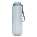 Hama 00181591 bidon Sport 1000 ml Plastik, Silikon Niebieski, Przezroczysty