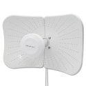 Qoltec Antena paraboliczna 4G 5G LTE | 2x19dBi | kierunkowa | zewnętrzna | LTE 600-2700 MHz | 5G 3300-4200 MHz | N Female | wodo