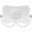 Qoltec Antena paraboliczna 4G 5G LTE | 2x19dBi | kierunkowa | zewnętrzna | LTE 600-2700 MHz | 5G 3300-4200 MHz | N Female | wodo