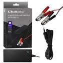 Qoltec Automatyczna ładowarka do akumulatora AGM GEL STD | Prostownik 12V | 2A | 24W | LED | Kabel 1.8m