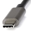 StarTech CDP2HDMM4MH adapter kablowy 4 m HDMI Typu A (Standard) USB Type-C Czarny, Srebrny