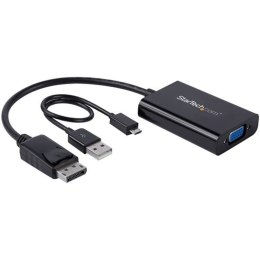 StarTech DP2VGAA adapter kablowy 0,184 m Czarny