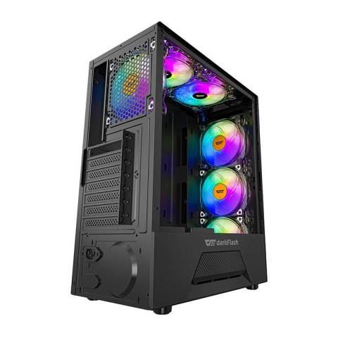 Obudowa komputerowa DARKFLASH LEO (czarna)