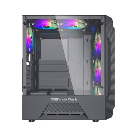 Obudowa komputerowa DARKFLASH LEO (czarna)