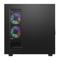 Obudowa komputerowa DarkFlash DS950V z wyświetlaczem (czarna) + 6 wentylatorów