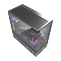 Obudowa komputerowa DarkFlash DS950V z wyświetlaczem (czarna) + 6 wentylatorów