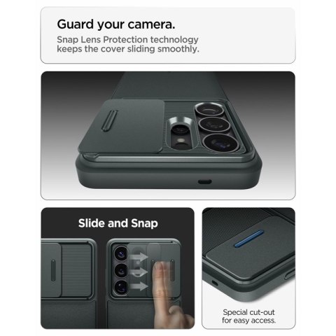 Spigen Optik Armor - Etui do Samsung Galaxy S26 Ultra (Abyss Green)