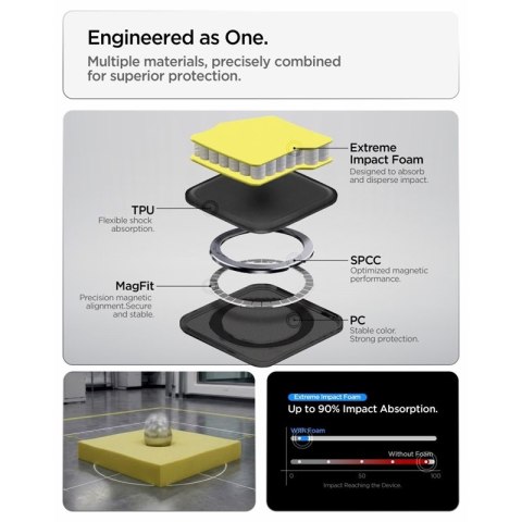 Spigen Tough Armor MagSafe - Etui do Samsung Galaxy S26 (Abyss Green)
