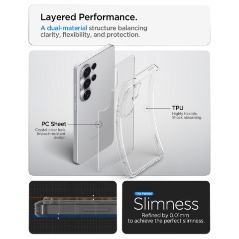 Spigen Ultra Hybrid - Etui do Samsung Galaxy S26 Ultra (Crystal Clear)