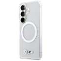 BMW IML Shockproof Metal Logo MagSafe - Etui Samsung Galaxy S26 (przezroczysty)