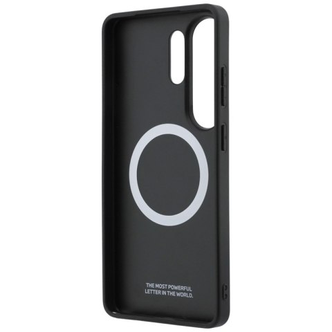 BMW M Perforated Stripe Logo MagSafe - Etui Samsung Galaxy S26 Ultra (granatowy)