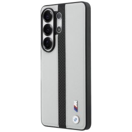 BMW M Perforated Stripe Logo MagSafe - Etui Samsung Galaxy S26 Ultra (szary)