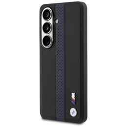 BMW M Perforated Stripe Logo MagSafe - Etui Samsung Galaxy S26 (niebieski)