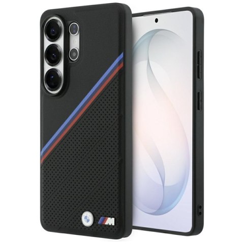 BMW Tricolor Metal Logo MagSafe - Etui Samsung Galaxy S26 Ultra (czarny)