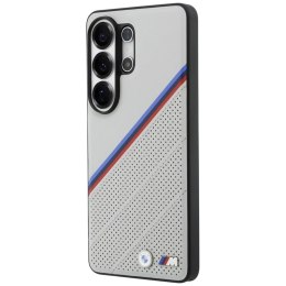 BMW Tricolor Metal Logo MagSafe - Etui Samsung Galaxy S26 Ultra (szary)