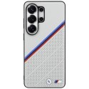 BMW Tricolor Metal Logo MagSafe - Etui Samsung Galaxy S26 Ultra (szary)