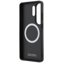 BMW Tricolor Metal Logo MagSafe - Etui Samsung Galaxy S26 Ultra (szary)