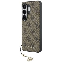 Guess 4G Classic Logo Charm MagSafe - Etui Samsung Galaxy S26 Ultra (brązowy)