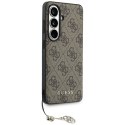 Guess 4G Classic Logo Charm MagSafe - Etui Samsung Galaxy S26 (brązowy)