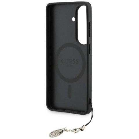 Guess 4G Classic Logo Charm MagSafe - Etui Samsung Galaxy S26 (brązowy)