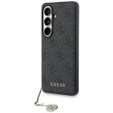 Guess 4G Classic Logo Charm MagSafe - Etui Samsung Galaxy S26 (czarny)