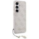 Guess 4G Classic Logo Charm MagSafe - Etui Samsung Galaxy S26 (różowy)