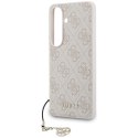 Guess 4G Classic Logo Charm MagSafe - Etui Samsung Galaxy S26 (różowy)