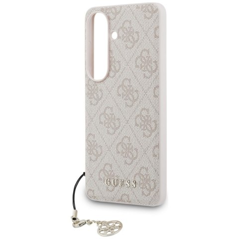 Guess 4G Classic Logo Charm MagSafe - Etui Samsung Galaxy S26 (różowy)