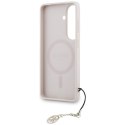 Guess 4G Classic Logo Charm MagSafe - Etui Samsung Galaxy S26 (różowy)