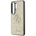 Guess Fixed Glitter Big 4G Metal Logo - Etui Samsung Galaxy S26 Ultra (złoty)