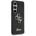 Guess Fixed Glitter Big 4G Metal Logo - Etui Samsung Galaxy S26 (czarny)