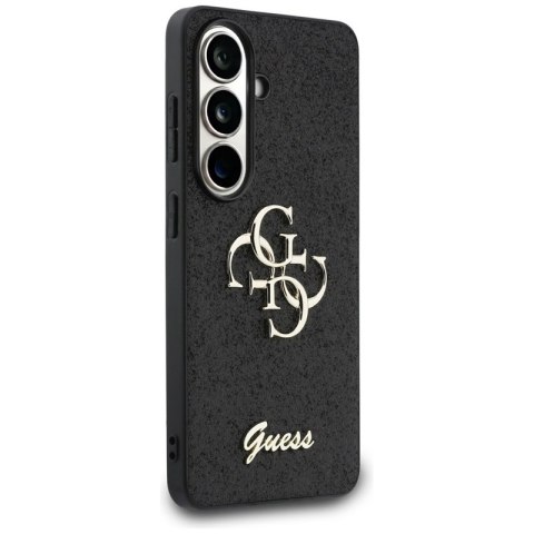 Guess Fixed Glitter Big 4G Metal Logo - Etui Samsung Galaxy S26 (czarny)