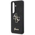 Guess Fixed Glitter Big 4G Metal Logo - Etui Samsung Galaxy S26 (czarny)