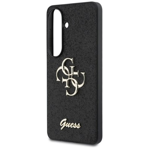 Guess Fixed Glitter Big 4G Metal Logo - Etui Samsung Galaxy S26 (czarny)