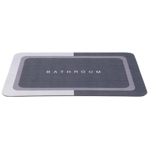 Mata Łazienkowa Antypoślizgowa Podgumowana 59 x 39 cm BATHROOM SOLUTIONS