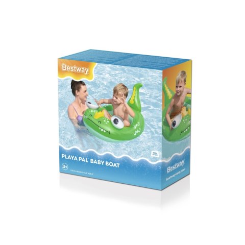 Ponton Zielony Dino 108x65cm Bestway