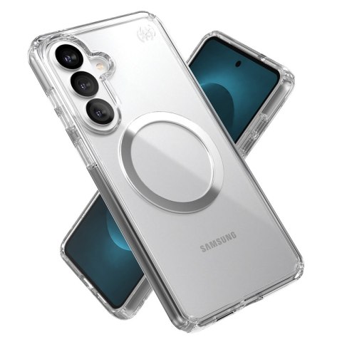 Speck Presidio Perfect-Clear Magnet - Etui Samsung Galaxy S26+ MagSafe (Clear/Clear/Silver)