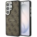 Guess 4G Embossed Ring MagSafe - Etui Samsung Galaxy S26 Ultra (brązowy)