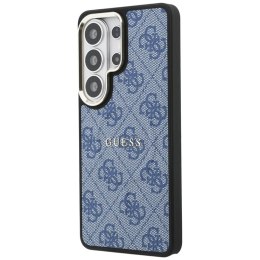 Guess 4G Embossed Ring MagSafe - Etui Samsung Galaxy S26 Ultra (niebieski)