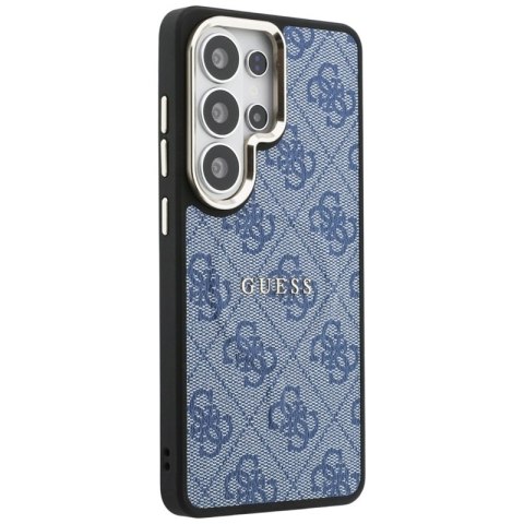 Guess 4G Embossed Ring MagSafe - Etui Samsung Galaxy S26 Ultra (niebieski)