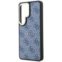 Guess 4G Embossed Ring MagSafe - Etui Samsung Galaxy S26 Ultra (niebieski)