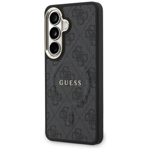 Guess 4G Embossed Ring MagSafe - Etui Samsung Galaxy S26 (czarny)