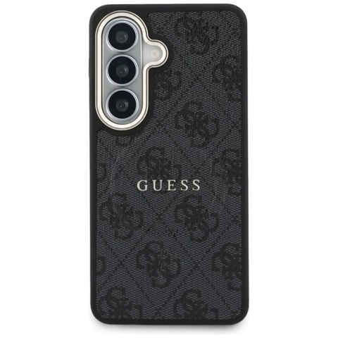 Guess 4G Embossed Ring MagSafe - Etui Samsung Galaxy S26 (czarny)